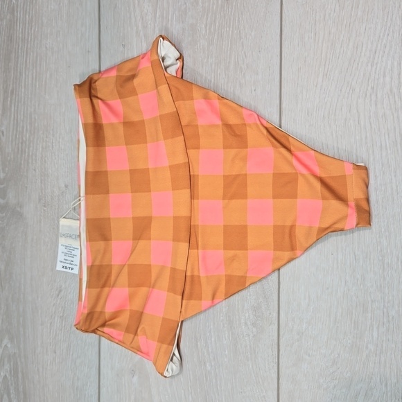 NEW L Space x Seaesta Seaside Gingham Women Buttom swim sz XS - Picture 3 of 8